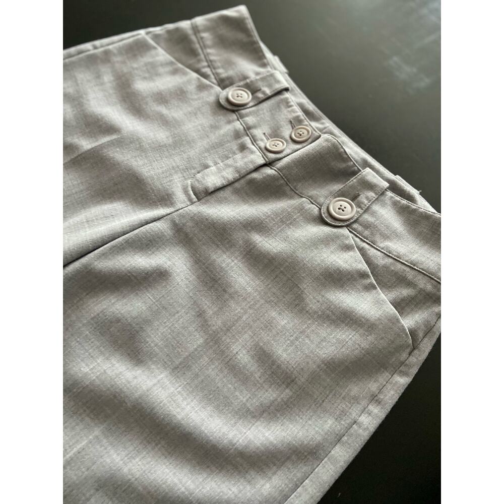 EXPRESS Design Studio 'Editor' Gray Cropped Wide … - image 2